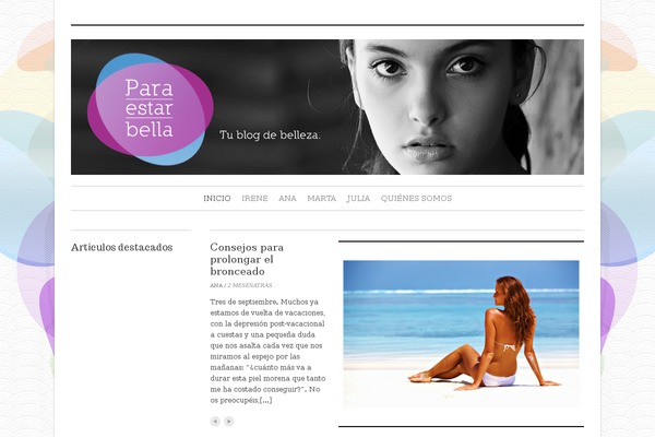 paraestarbella.com site used Wp_femme5-v1.2