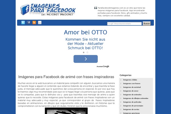 parafacebookimagenes.com site used Parafacebookimagenesera