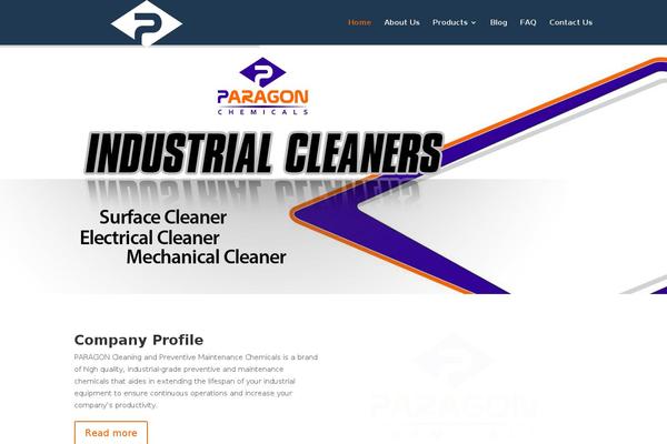 paragonchemicals.com.ph site used Divi25