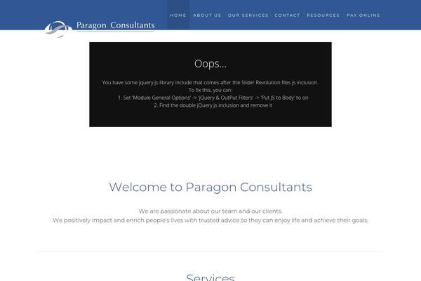 WordPress website example screenshot