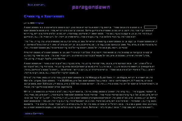 paragondawn.com site used Skltn