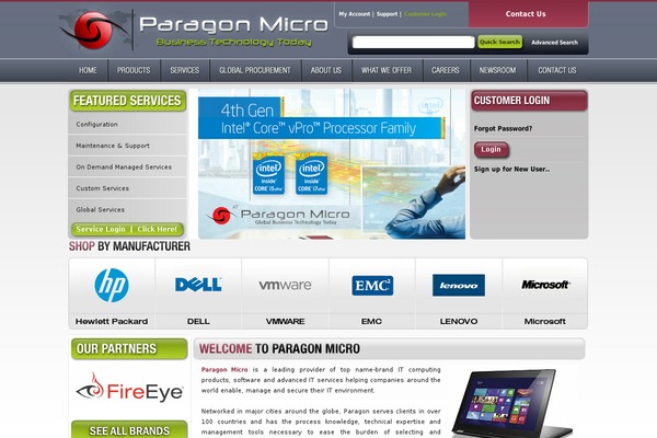 paragonmicro.net site used Paragonmicro