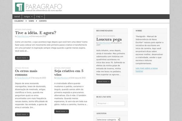 Magazine Basic theme site design template sample