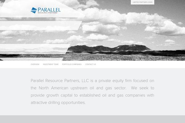 Parallel theme site design template sample