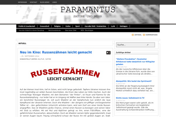 Site using WP-PageNavi plugin