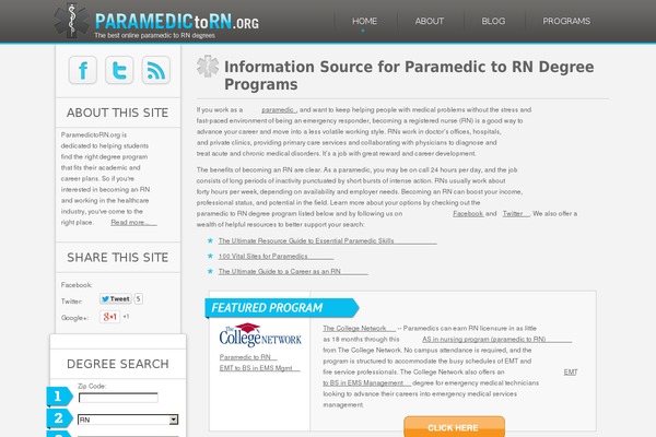 paramedictorn.org site used Generatepress-child-master