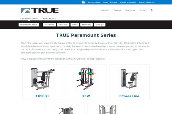 paramountfitness.com site used Truefitness