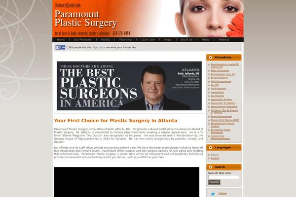 paramountplasticsurgery.com site used Ti