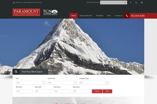 paramountre.com site used Twenty Fifteen