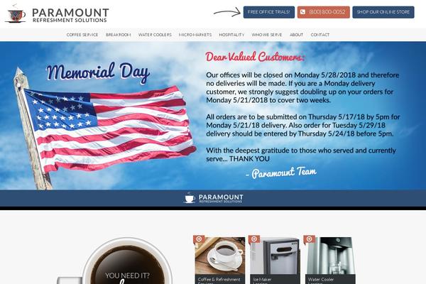 paramountrefreshmentsolutions.com site used Parmount