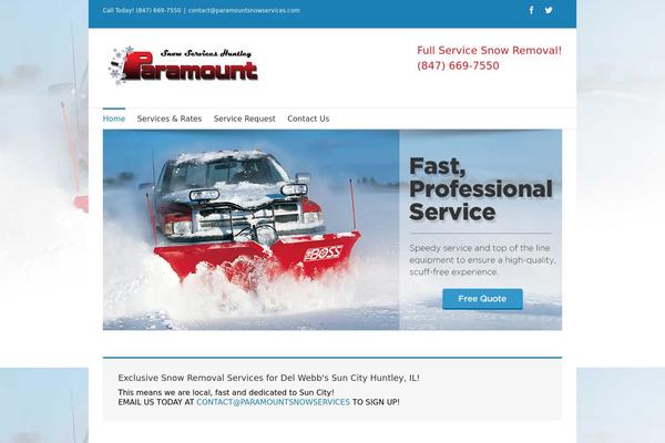 WordPress website example screenshot