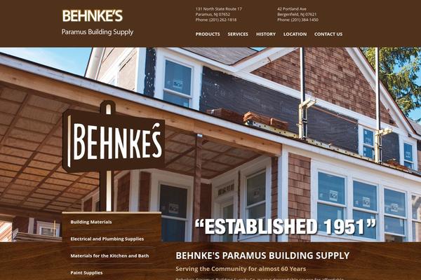 paramusbuildingsupply.com site used Behnke