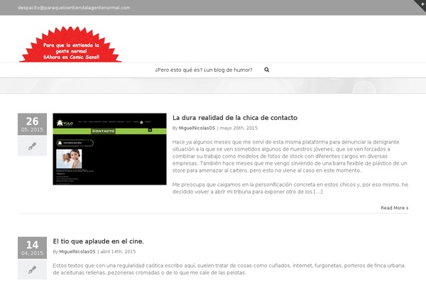 WordPress website example screenshot