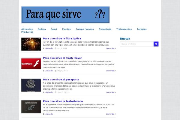 paraquesirve.org site used Tema-para-que-sirve