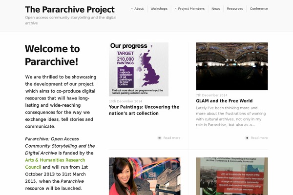 pararchive.com site used Snap