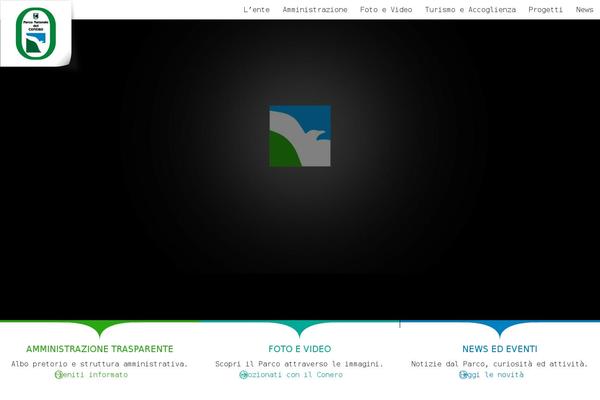 parcodelconero.org site used Parco-theme