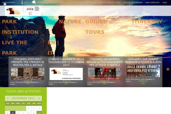Glades theme site design template sample