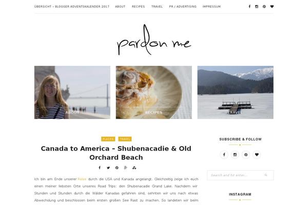 pardonme.de site used Chanel