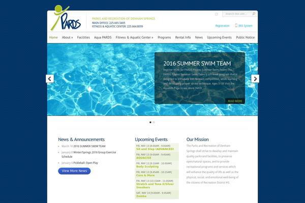 Chameleon theme site design template sample