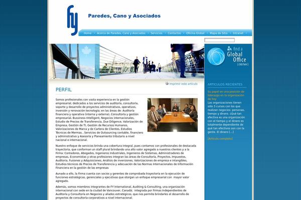 paredescano.com site used Paredescanoasociados
