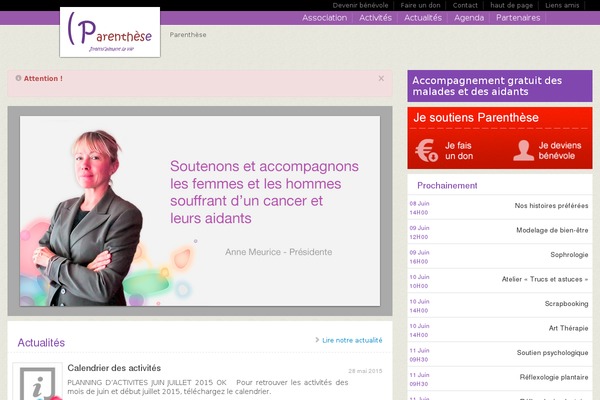 WordPress website example screenshot