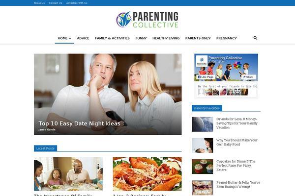 Newspaper theme site design template sample