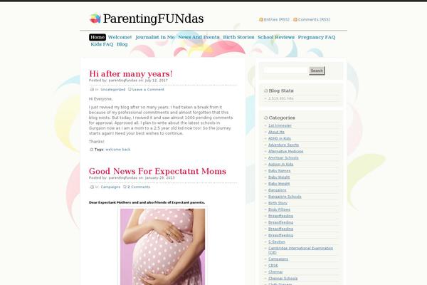 WordPress website example screenshot