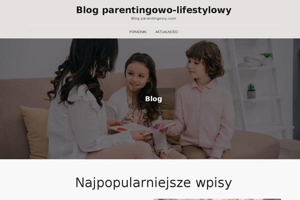 parentingowy.com site used Blogbee