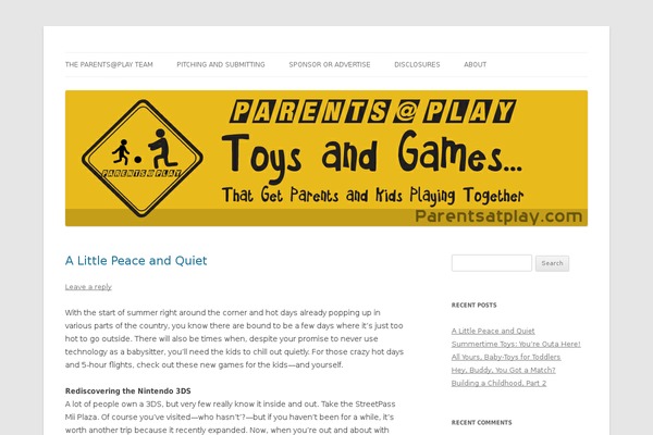 Twenty Twelve theme site design template sample