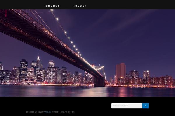 Twenty Fifteen theme site design template sample
