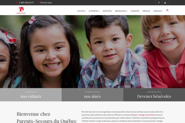 Born-to-give theme site design template sample