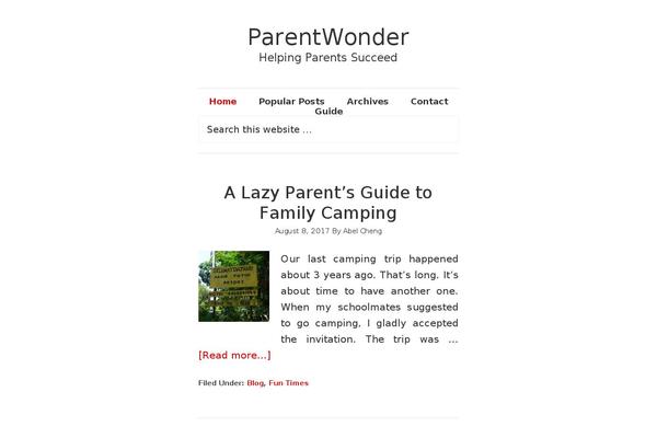 parentwonder.com site used Bg-minimalist