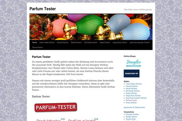 WordPress website example screenshot