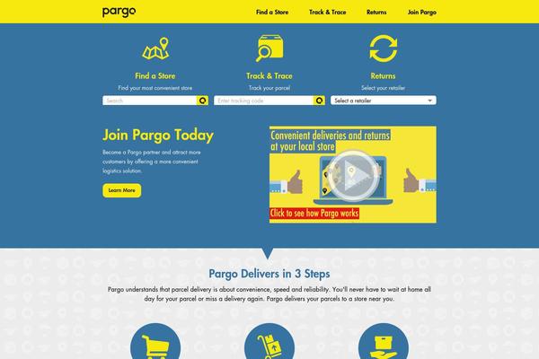 pargo.co.za site used Pargo