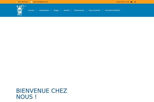 WordPress website example screenshot