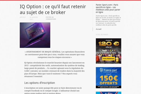 WordPress website example screenshot
