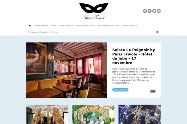 LuxMag theme site design template sample