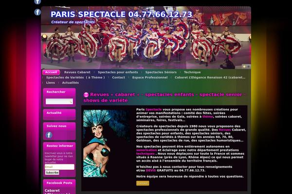 paris-spectacle.com site used Parisspectacle8