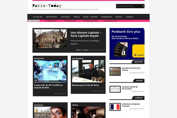 paris-today.com site used Paristoday-twentytwelve