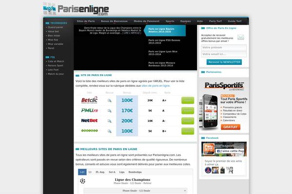 parisenligne.com site used Default