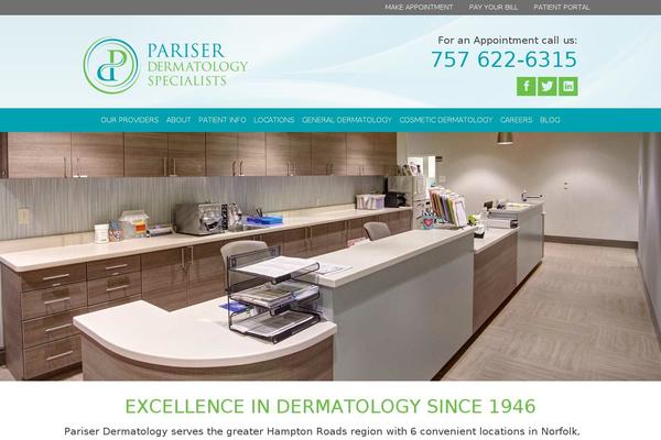 pariserdermatology.info site used Pariser