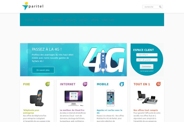paritel.fr site used Paritel-2020