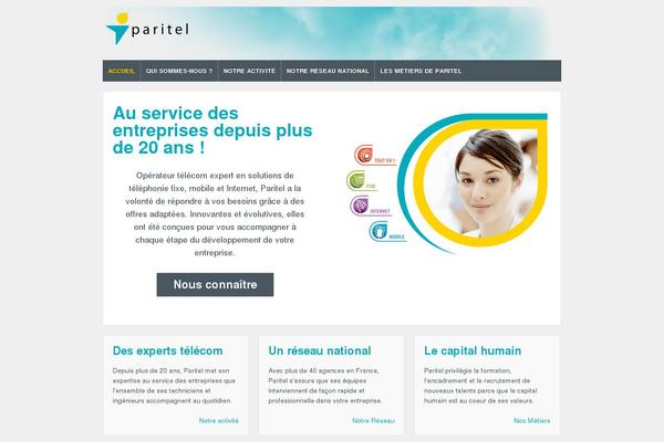paritelpro.fr site used Responsive-child