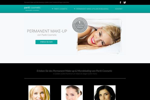 pariti-cosmetic.de site used Pariti