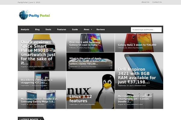 Extranews theme site design template sample