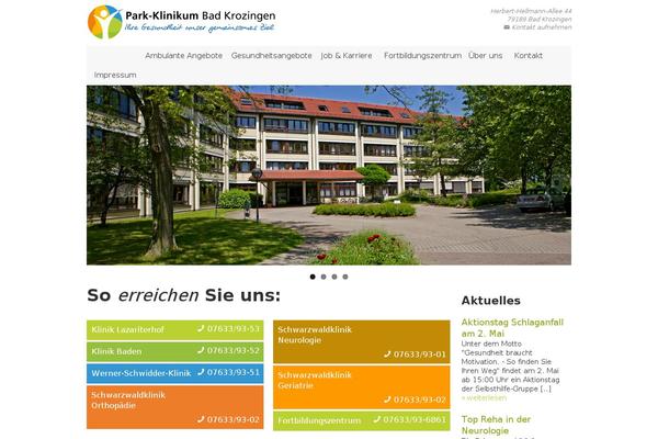 park-klinikum.de site used Parkklinik