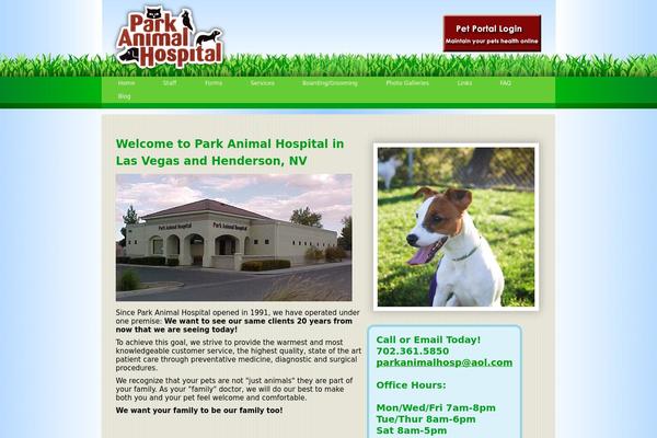 Park theme site design template sample