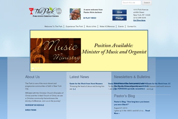 parkavenuechristian.com site used Pacc