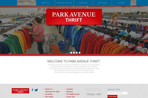 parkavethrift.com site used Theme45719