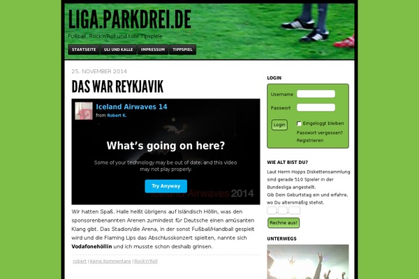 WordPress website example screenshot